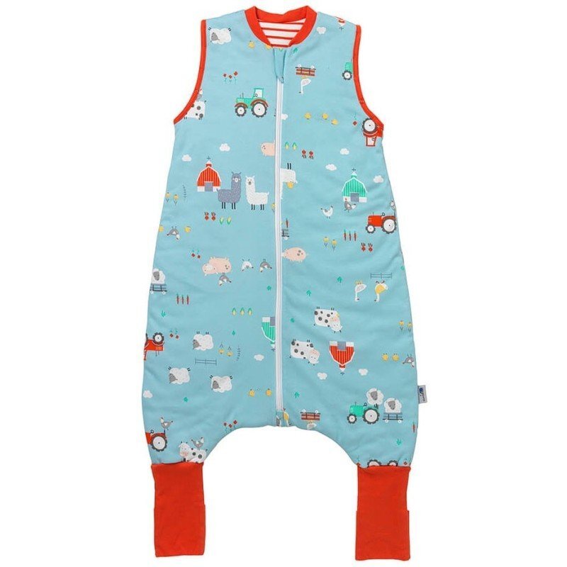 Slumbersac Sac de dormit cu picioruse si talpa antiderapanta Farmyard 130 cm 1.0 Tog