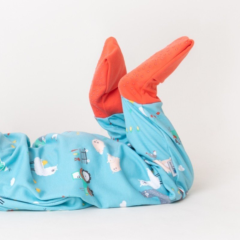 Slumbersac Sac de dormit cu picioruse si talpa antiderapanta Farmyard 130 cm 1.0 Tog