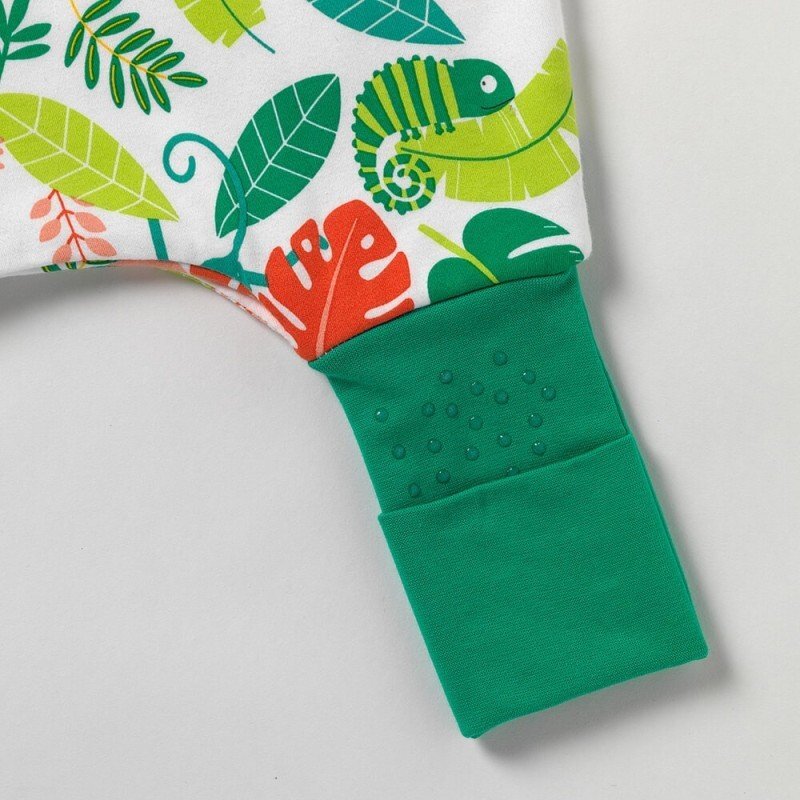 Slumbersac Sac de dormit cu picioruse si talpa antiderapanta Tropical 110 cm + manseta 1.0 Tog