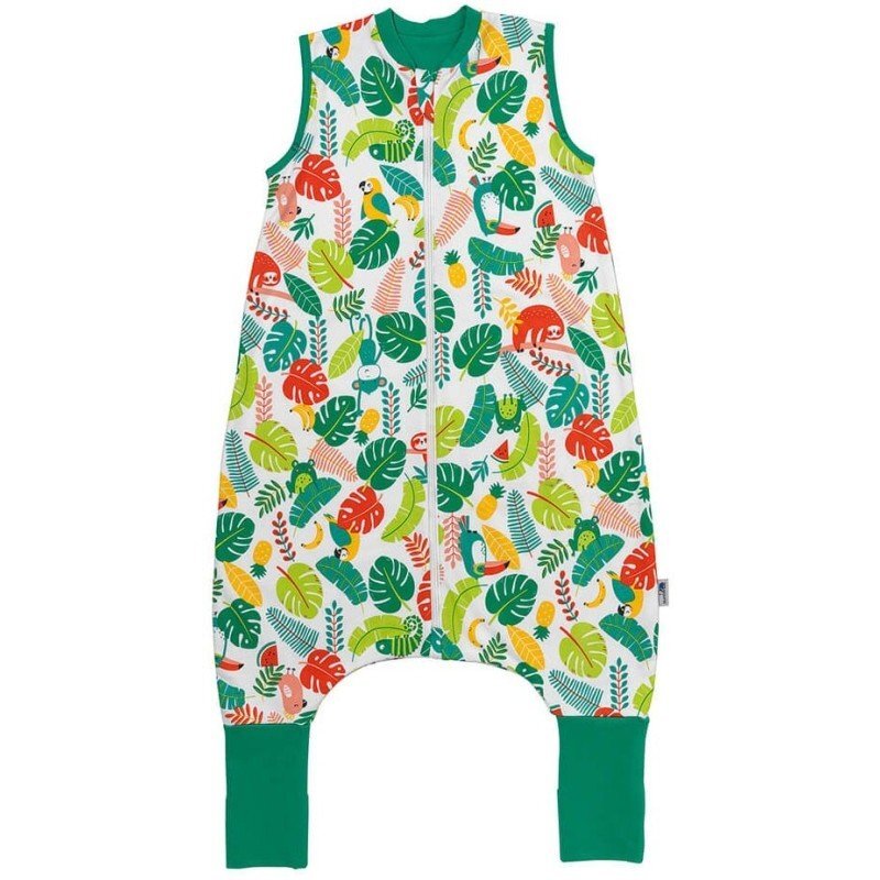 Slumbersac Sac de dormit cu picioruse si talpa antiderapanta Tropical 110 cm + manseta 1.0 Tog