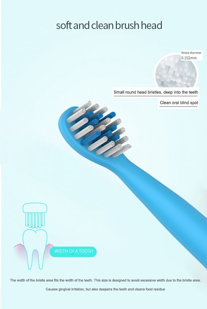 SMART TabbyBoo Periuta de dinti electrica Dr Oly V34 blue