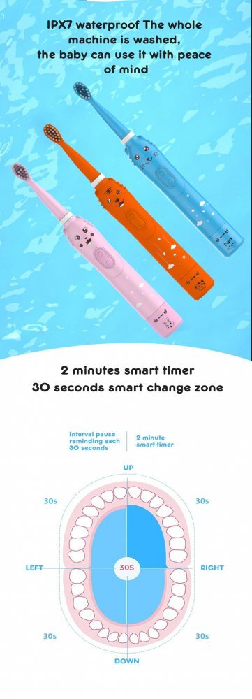 SMART TabbyBoo Periuta de dinti electrica Dr Oly V34 pink