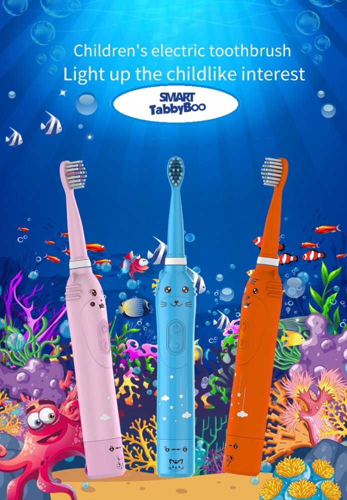 SMART TabbyBoo Periuta de dinti electrica Dr Oly V34 pink
