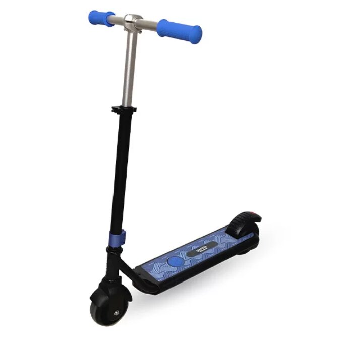 SMART TabbyBoo Trotineta electrica pentru copii originala GentleKids PRO NegruAlbastru calitate superioara 2 roti de 5.5 inch 10 kmh
