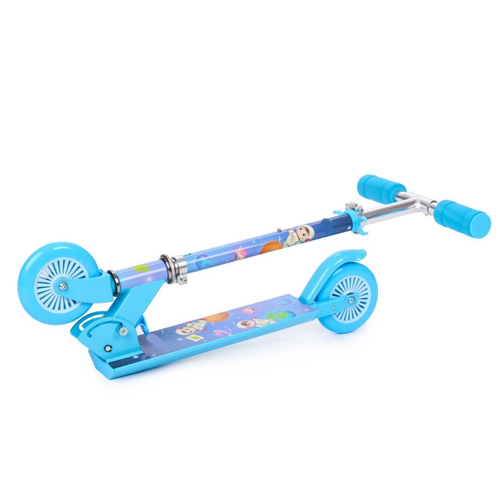SMART TabbyBoo Trotineta pentru copii KosmoKids Albastru 2 roti2 ski-uri pliabila greutate maxima suportata 50 kg