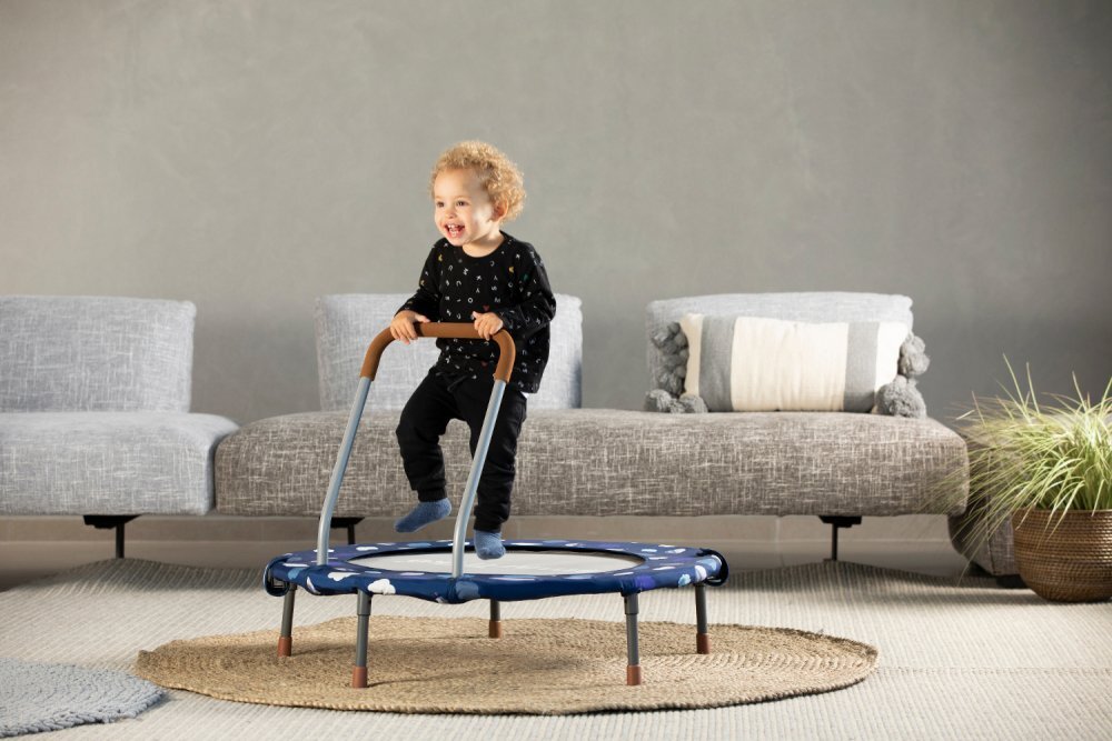 SMART TRIKE Spatiu de joaca si trambulina pliabila Smartrike blue