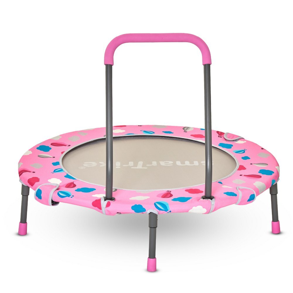 SMART TRIKE Spatiu de joaca si trambulina pliabila Smartrike pink