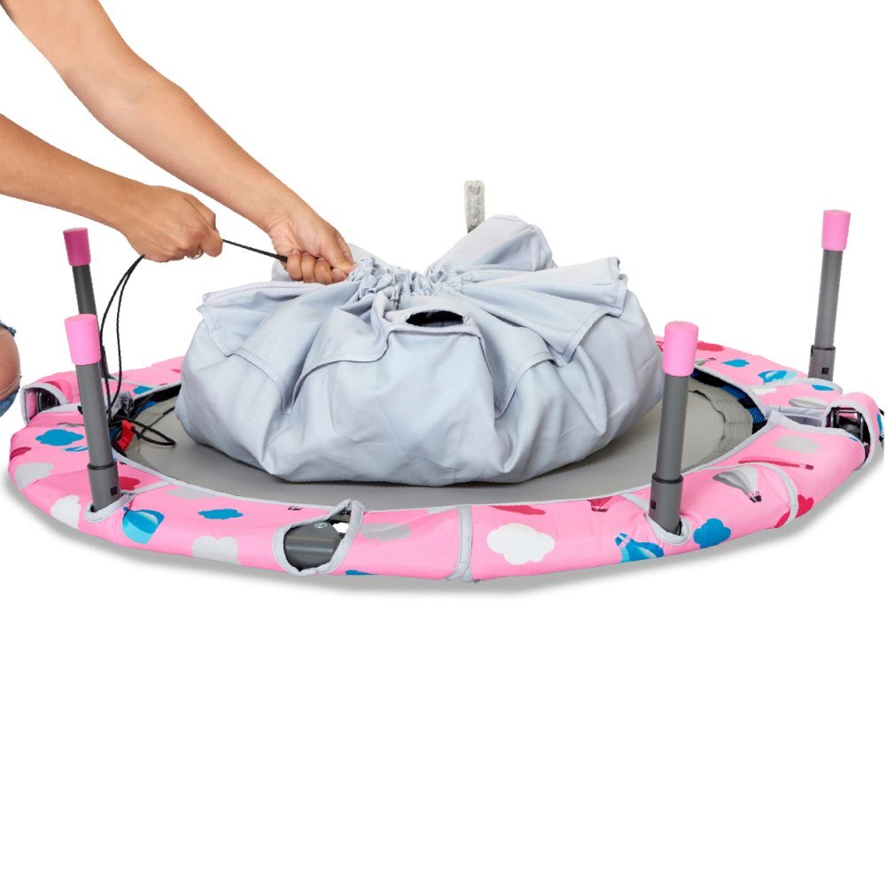 SMART TRIKE Spatiu de joaca si trambulina pliabila Smartrike pink