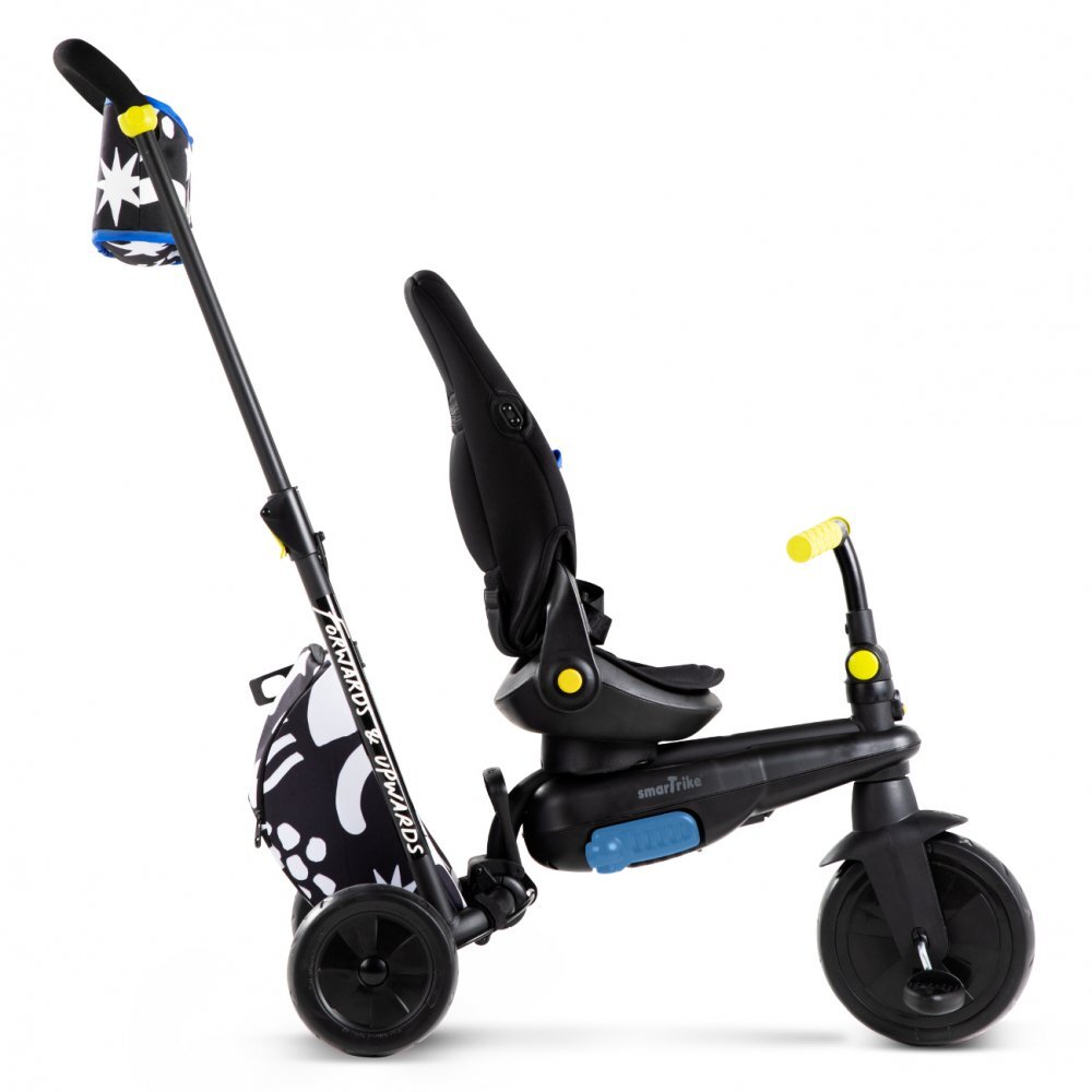 SMART TRIKE Tricicleta pentru copii Kelly Anna-Explore 6 in 1 ultrapliabila cu sistem de ghidare Touch Steering scaun reglabil si rabatabil suport pentru picioare roti din cauciuc Eva cu amortizoare