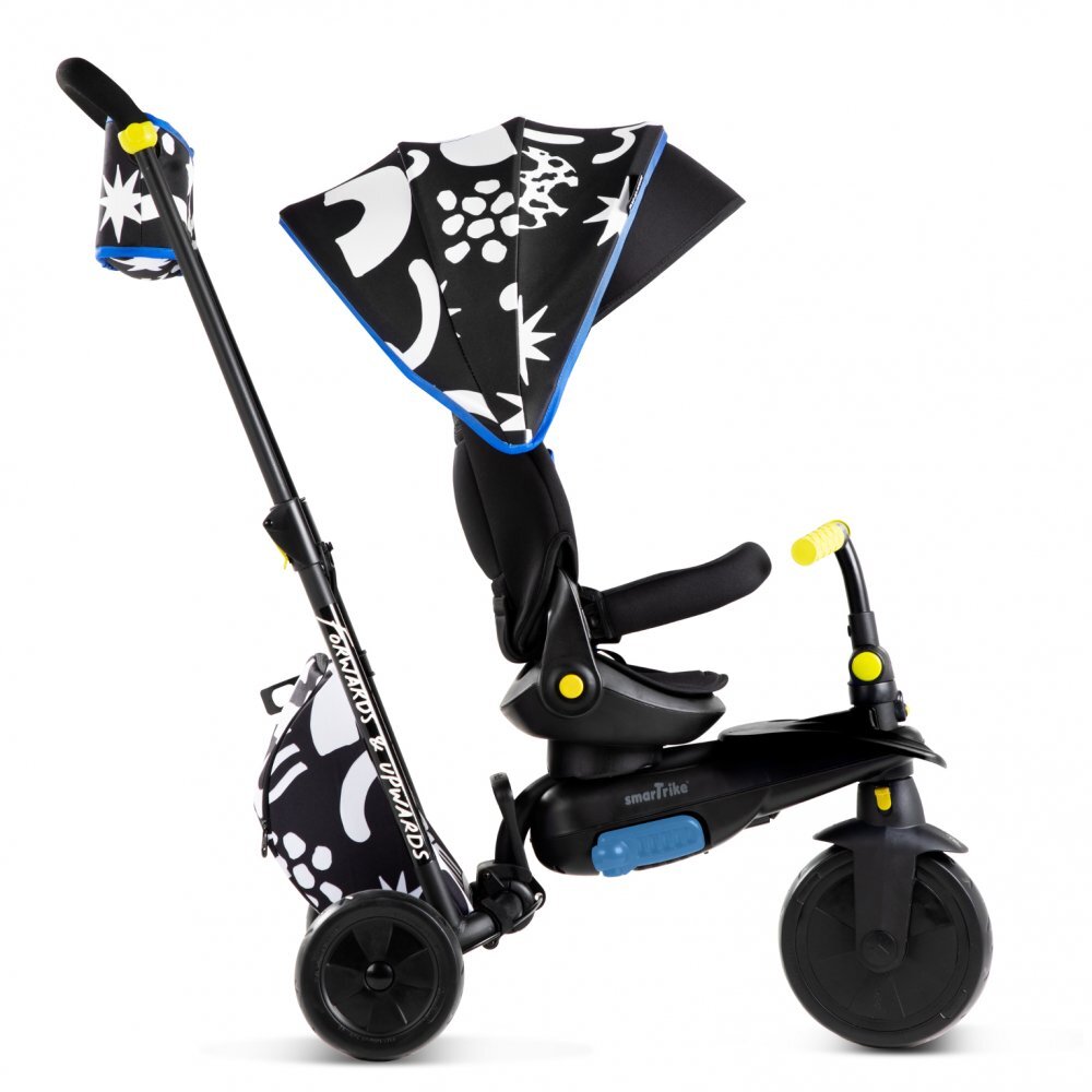 SMART TRIKE Tricicleta pentru copii Kelly Anna-Explore 6 in 1 ultrapliabila cu sistem de ghidare Touch Steering scaun reglabil si rabatabil suport pentru picioare roti din cauciuc Eva cu amortizoare