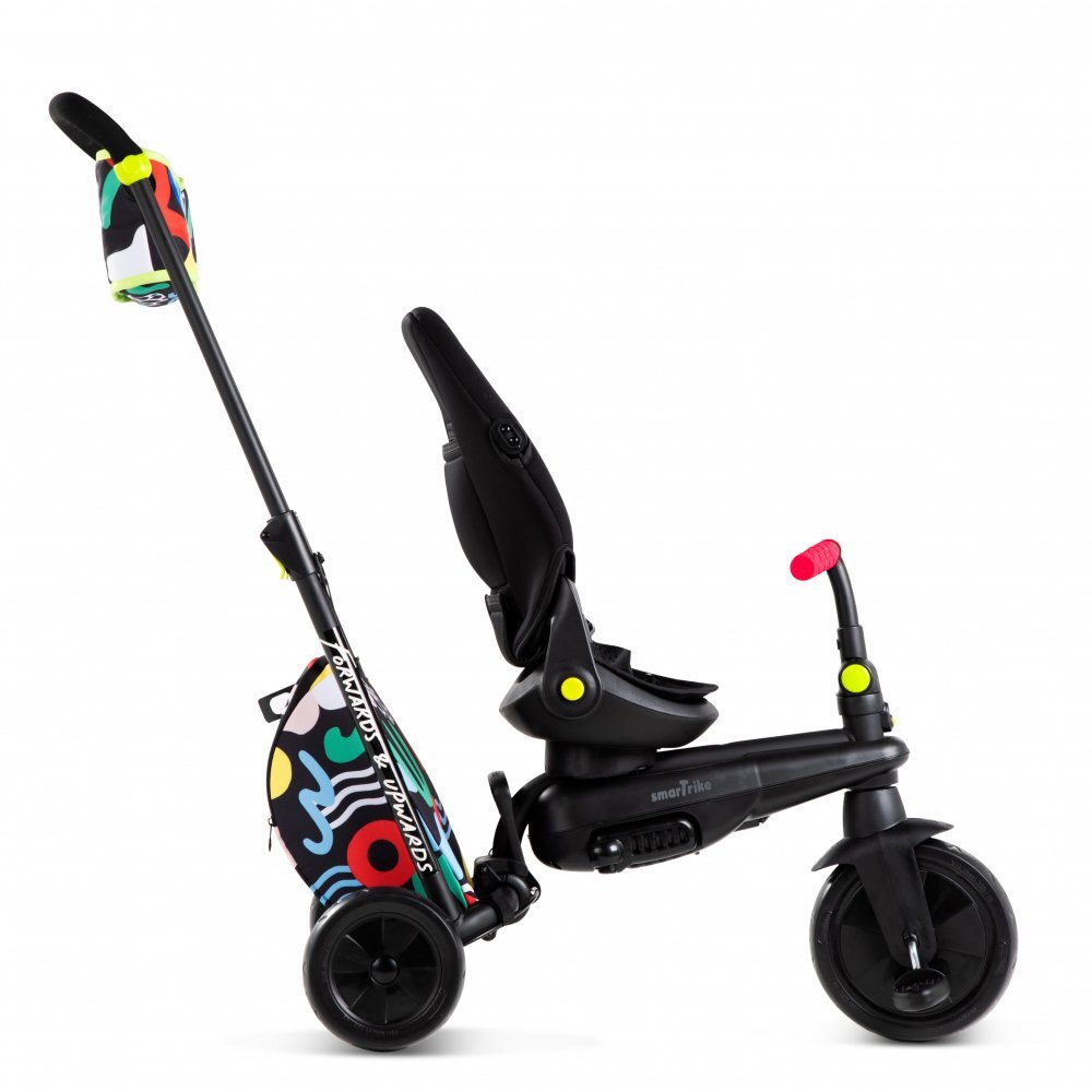 SMART TRIKE Tricicleta pentru copii Kelly Anna-Imagine 6 in 1 ultrapliabila cu sistem de ghidare Touch Steering scaun reglabil si rabatabil suport pentru picioare roti din cauciuc Eva cu amortizoare