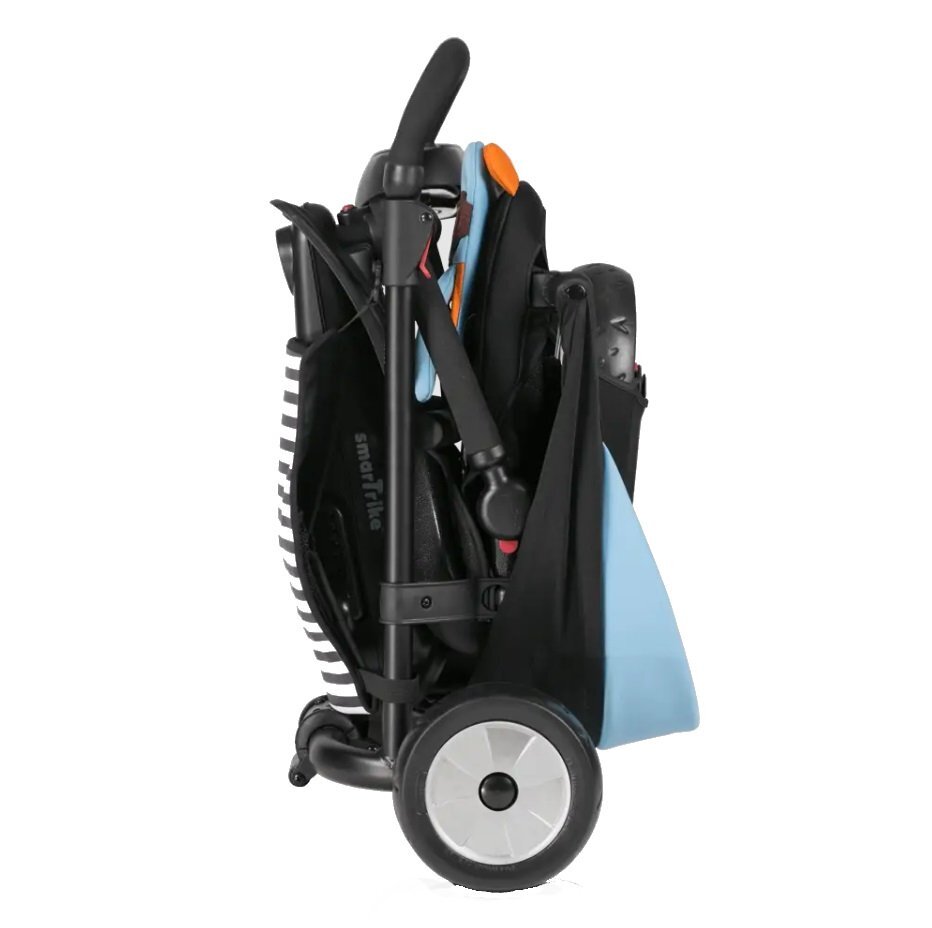 SMART TRIKE Tricicleta pentru copii STR5 Bunny 7 in 1 pliabila dotata cu frana scaun rabatabil sistem patentat Touch Steering si cu certificare de carucior varsta 9 luni+