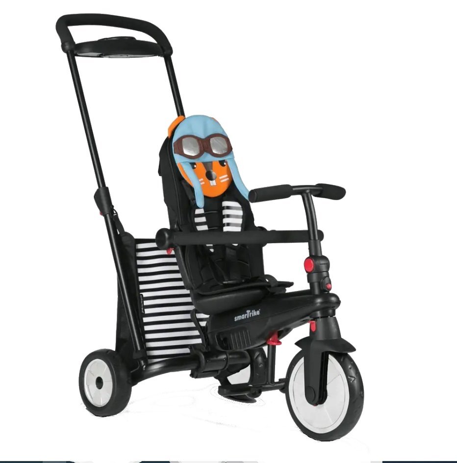 SMART TRIKE Tricicleta pentru copii STR5 Squirrel 7 in 1 pliabila dotata cu frana scaun rabatabil sistem patentat Touch Steering si cu certificare de carucior varsta 9 luni+