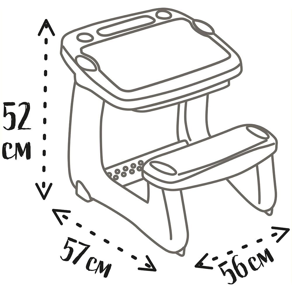 SMOBY Banca scolara Magical Desk cu accesorii