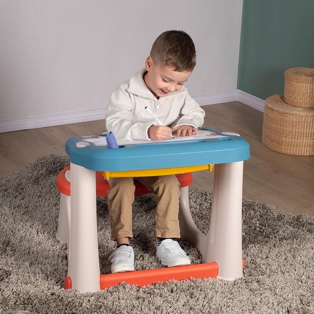 SMOBY Banca scolara Magical Desk cu accesorii