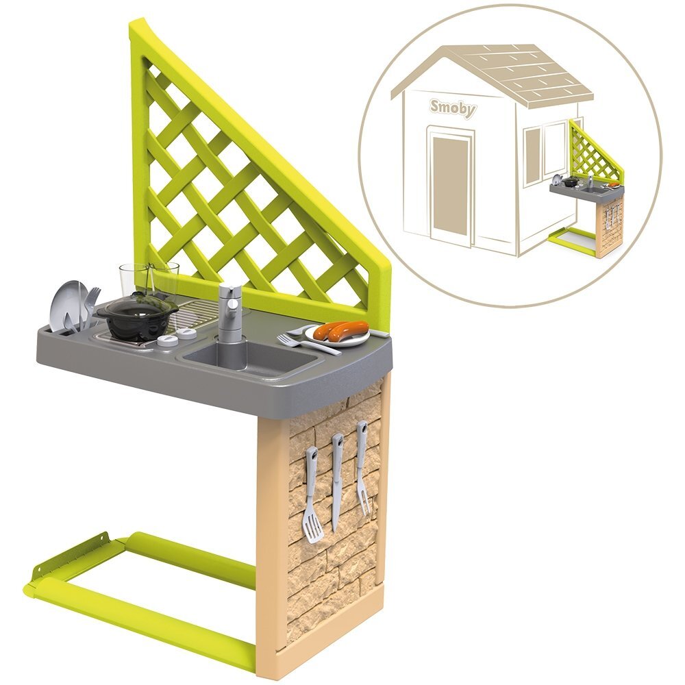 SMOBY Bucatarie pentru casuta cu accesorii