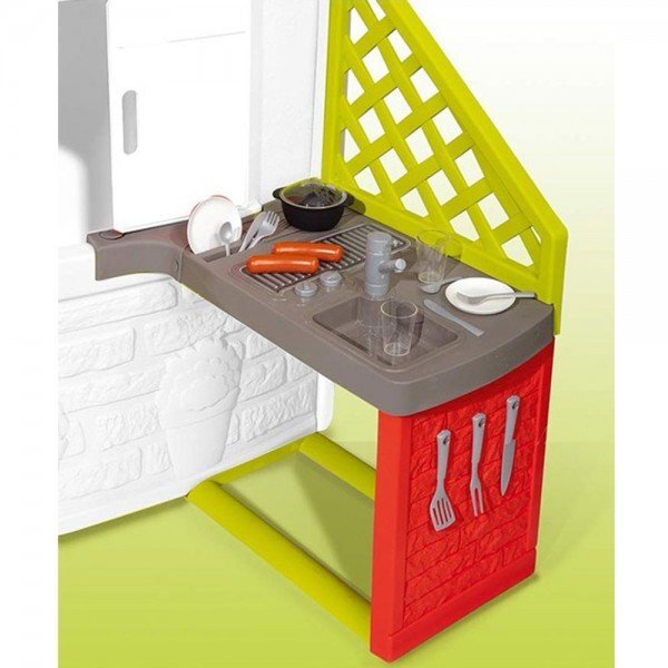 SMOBY Bucatarie pentru casuta Jura Lodge cu accesorii