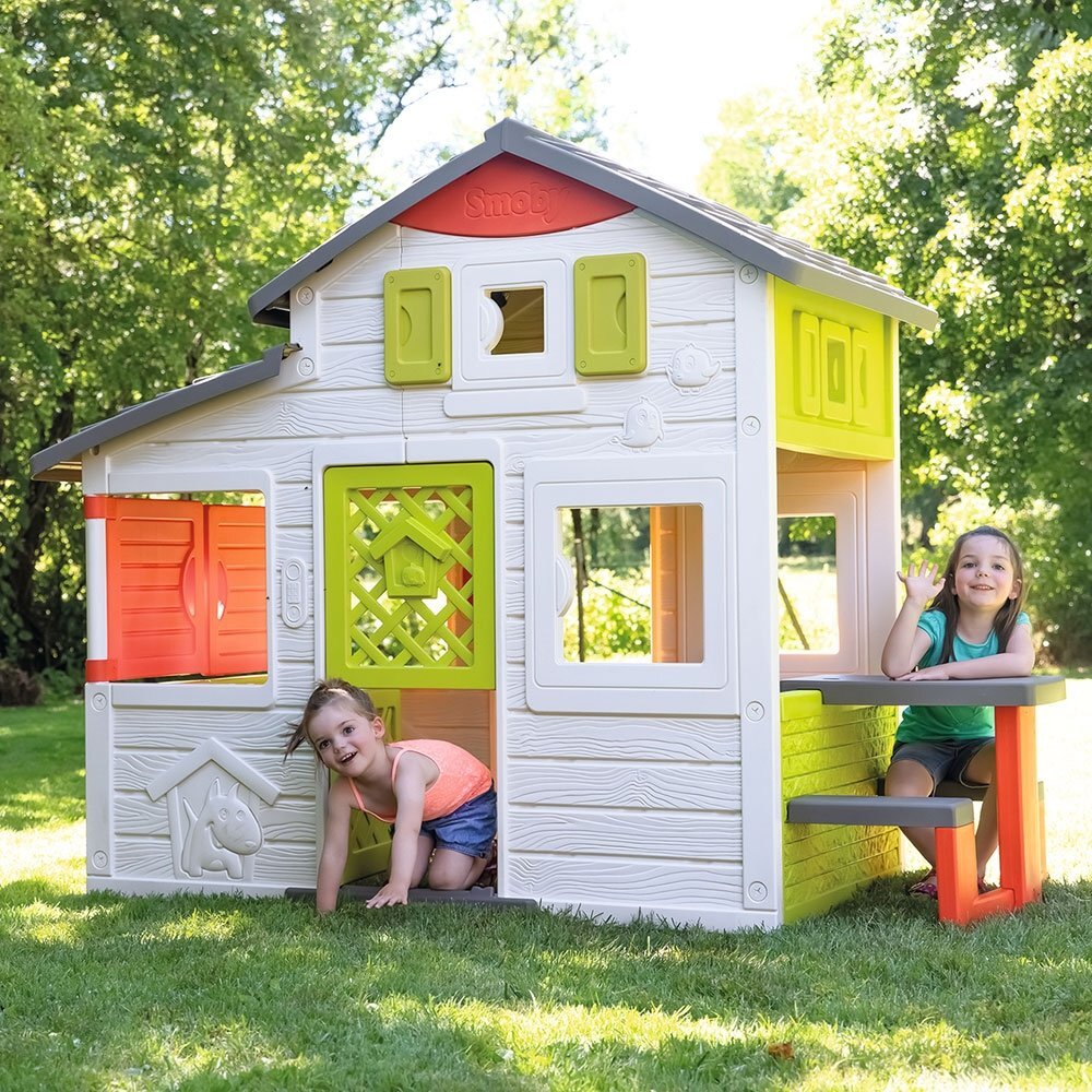 SMOBY Casuta pentru copii Friends Playhouse Neo cu gradina