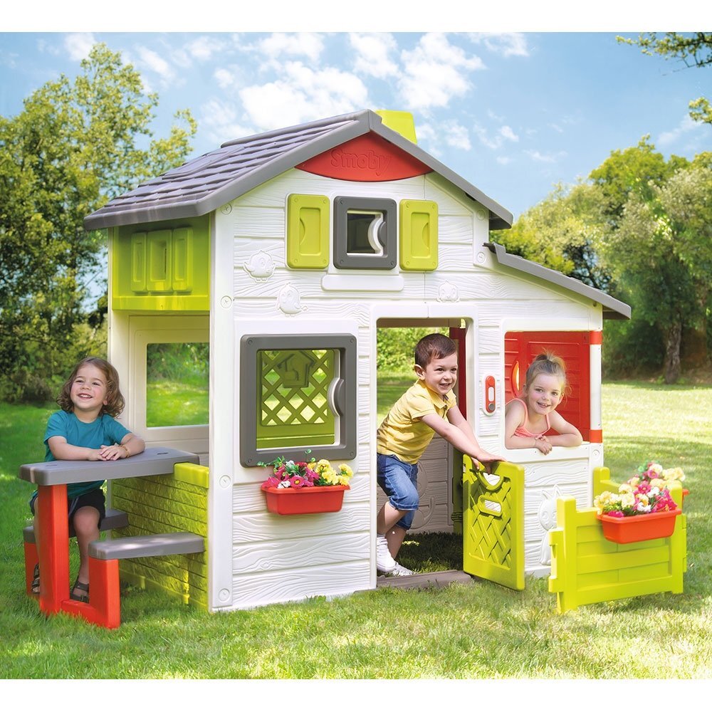 SMOBY Casuta pentru copii Friends Playhouse Neo cu gradina