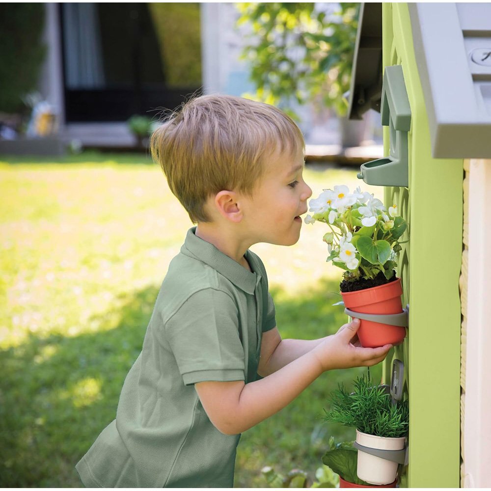 SMOBY Casuta pentru copii Life Garden House cu 21 accesorii