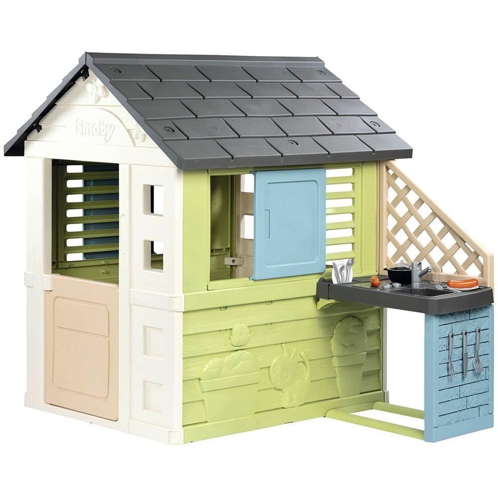 SMOBY Casuta pentru copii Life Pretty cu bucatarie
