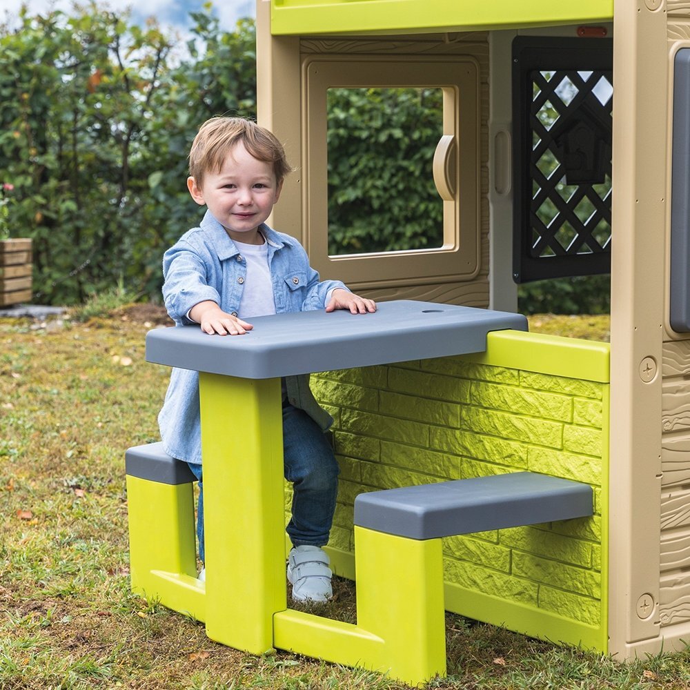 SMOBY Masa de picnic cu doua banci pentru casuta