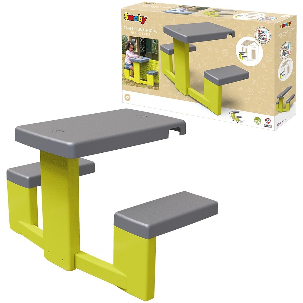 SMOBY Masa de picnic cu doua banci pentru casuta