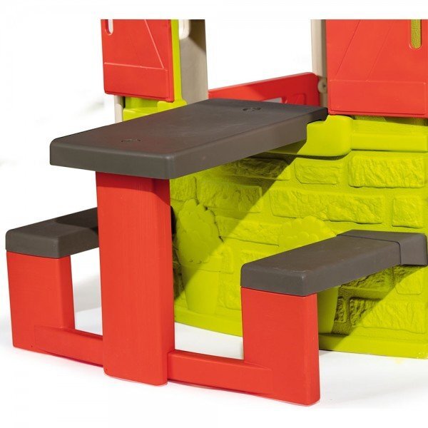 SMOBY Masa de picnic cu doua banci pentru casuta Jura Lodge