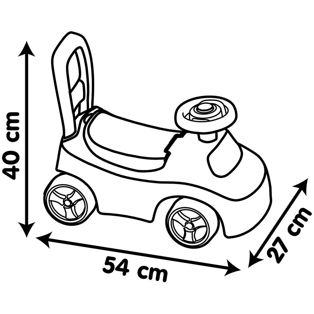 SMOBY Masinuta auto Minnie cu spatiu pentru depozitare claxon greutate admisa 50 kg