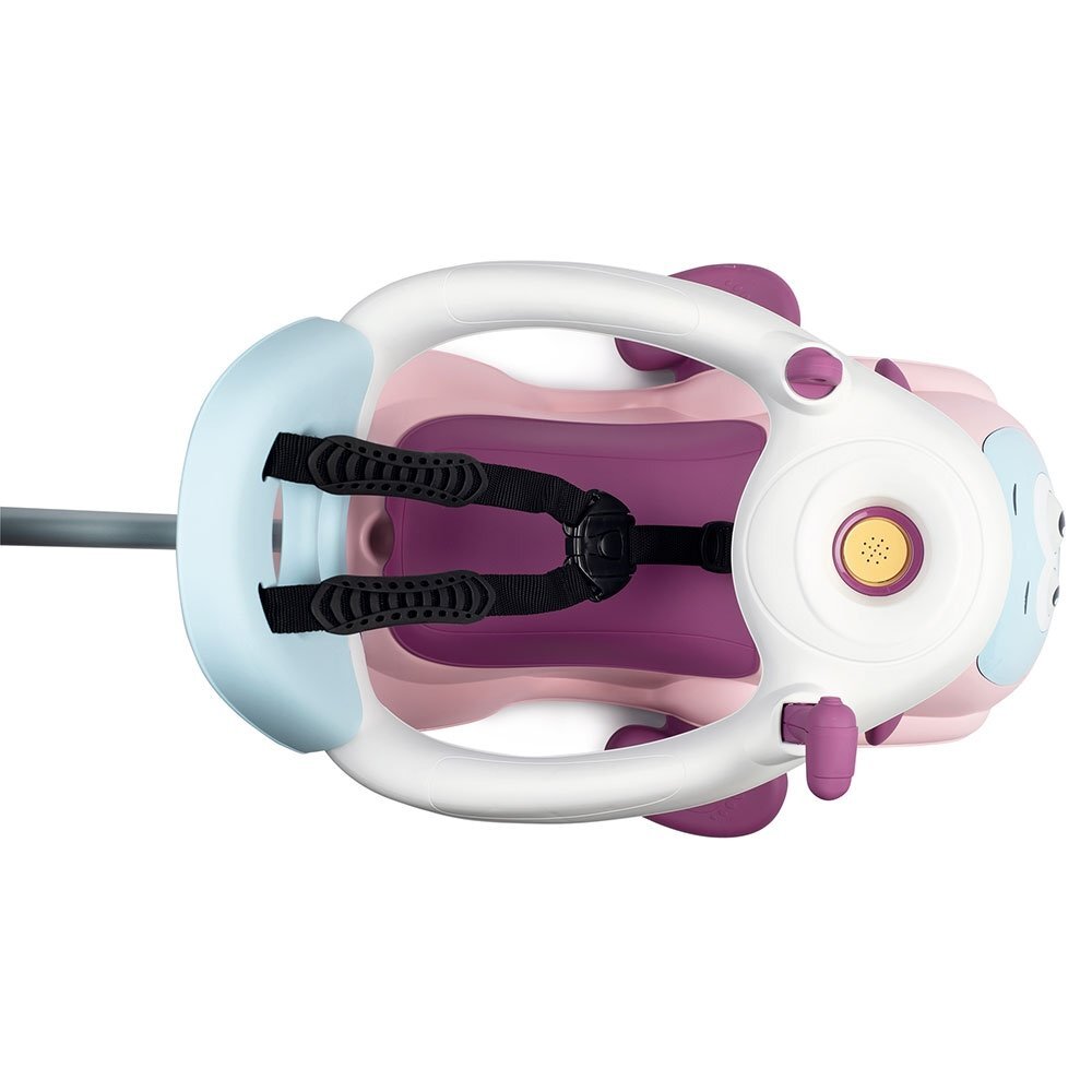 SMOBY Masinuta copii de impins Maestro pink recomandata copiilor de la 6 pana la 36 luni protectie impotriva rasturnarii roti silentioase compartiment pentru depozitare jucarii