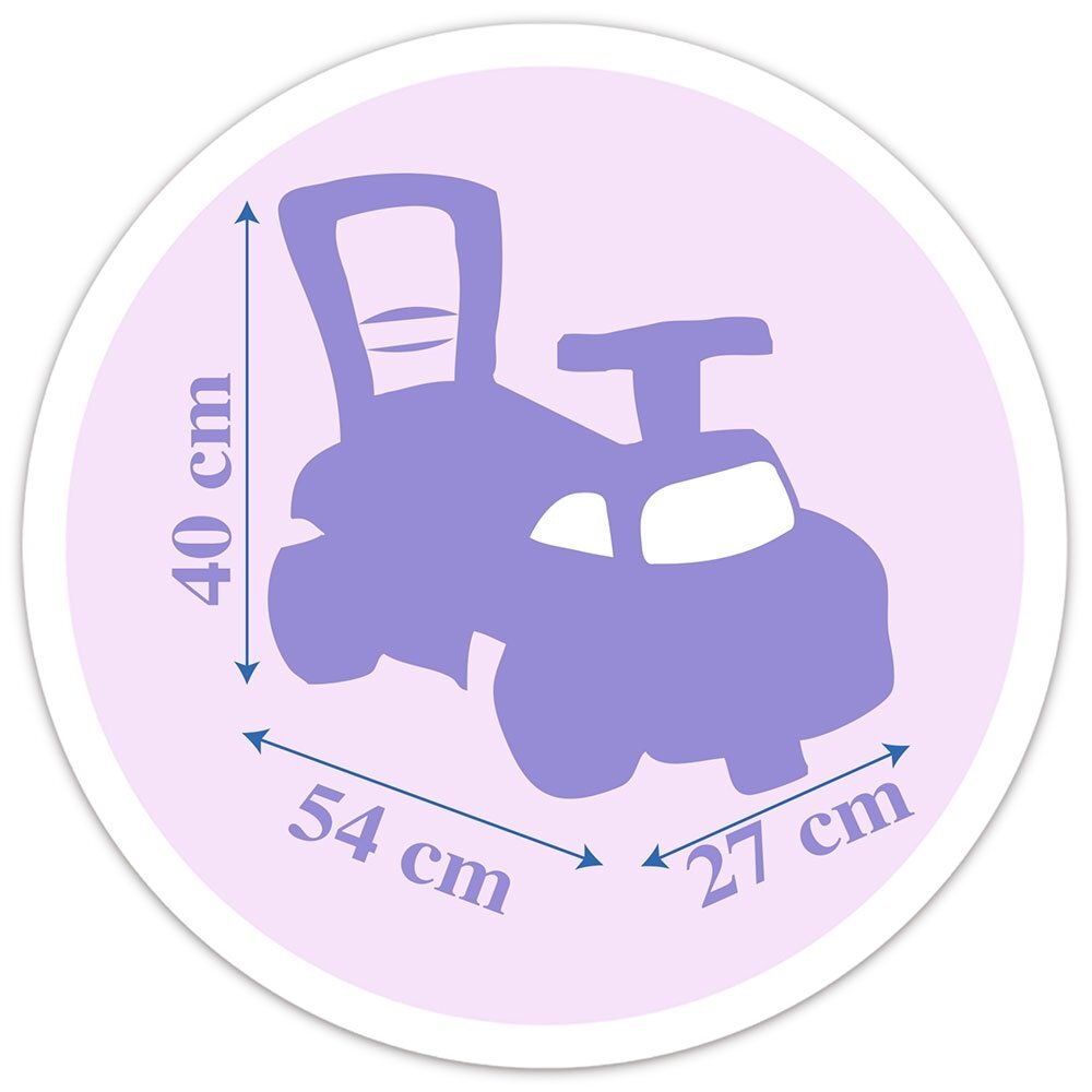 SMOBY Masinuta copii Ride-On Frozen recomandata pentru copii cu varsta cuprinsa intre 10 si 36 luni spatar cu functie de impingere spatiu depozitare sub scaun