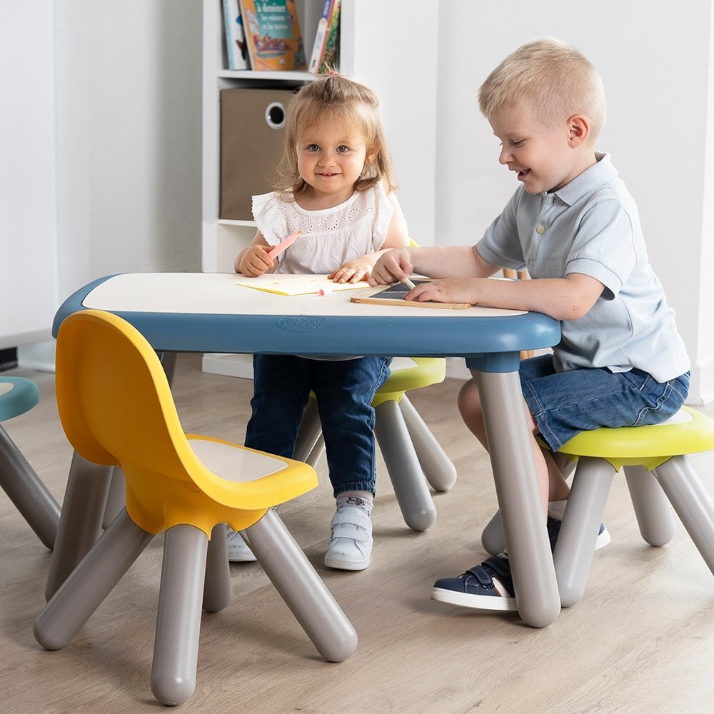 SMOBY Scaunel cu spatar pentru copii galben