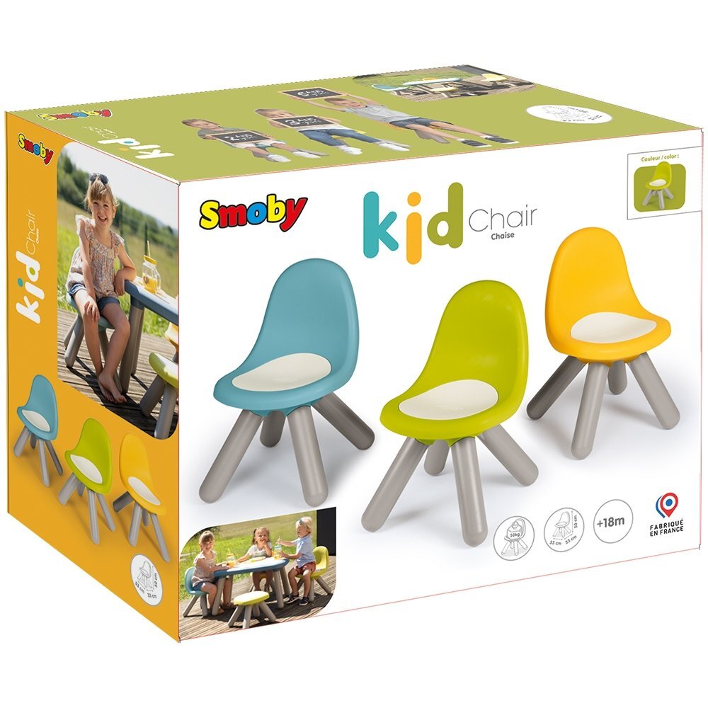 SMOBY Scaunel cu spatar pentru copii galben