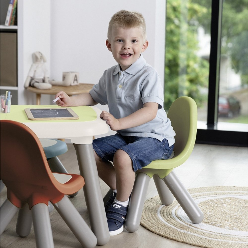 SMOBY Scaunel cu spatar pentru copii Life albastru