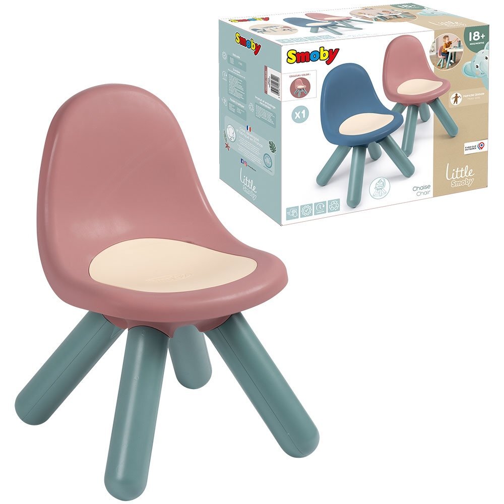 SMOBY Scaunel cu spatar pentru copii Little roz