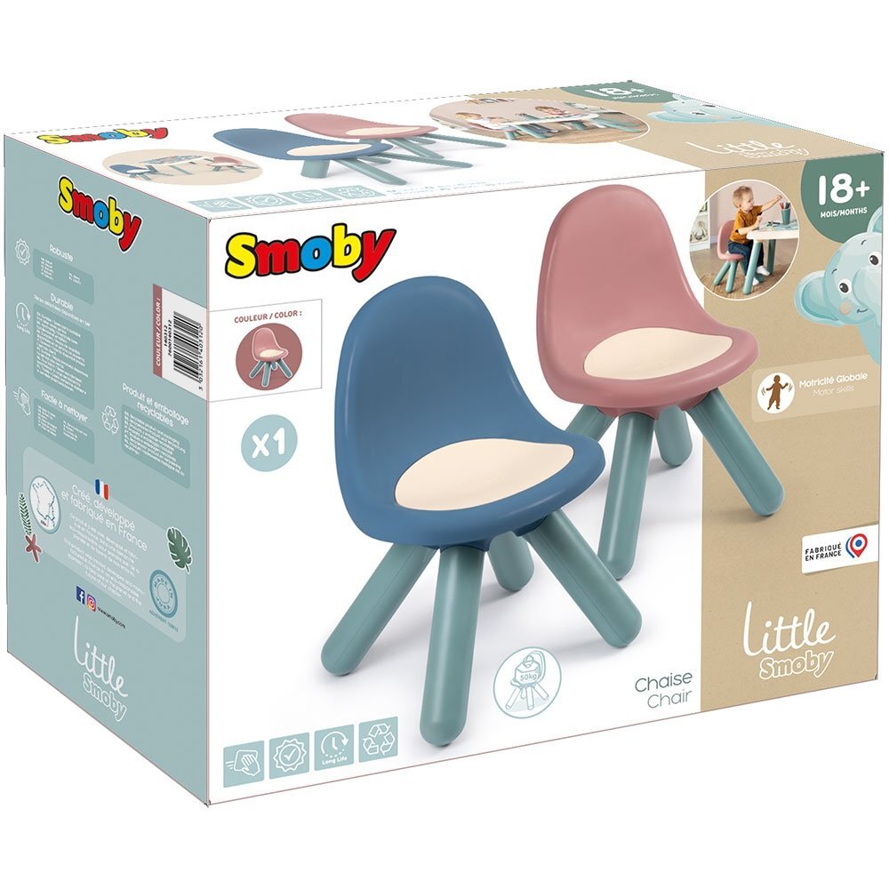 SMOBY Scaunel cu spatar pentru copii Little roz