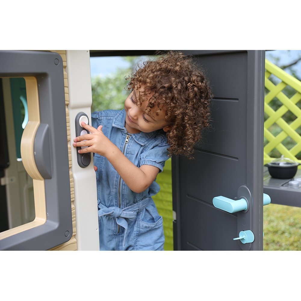 SMOBY Sonerie electronica pentru casuta copii Doorbell gri
