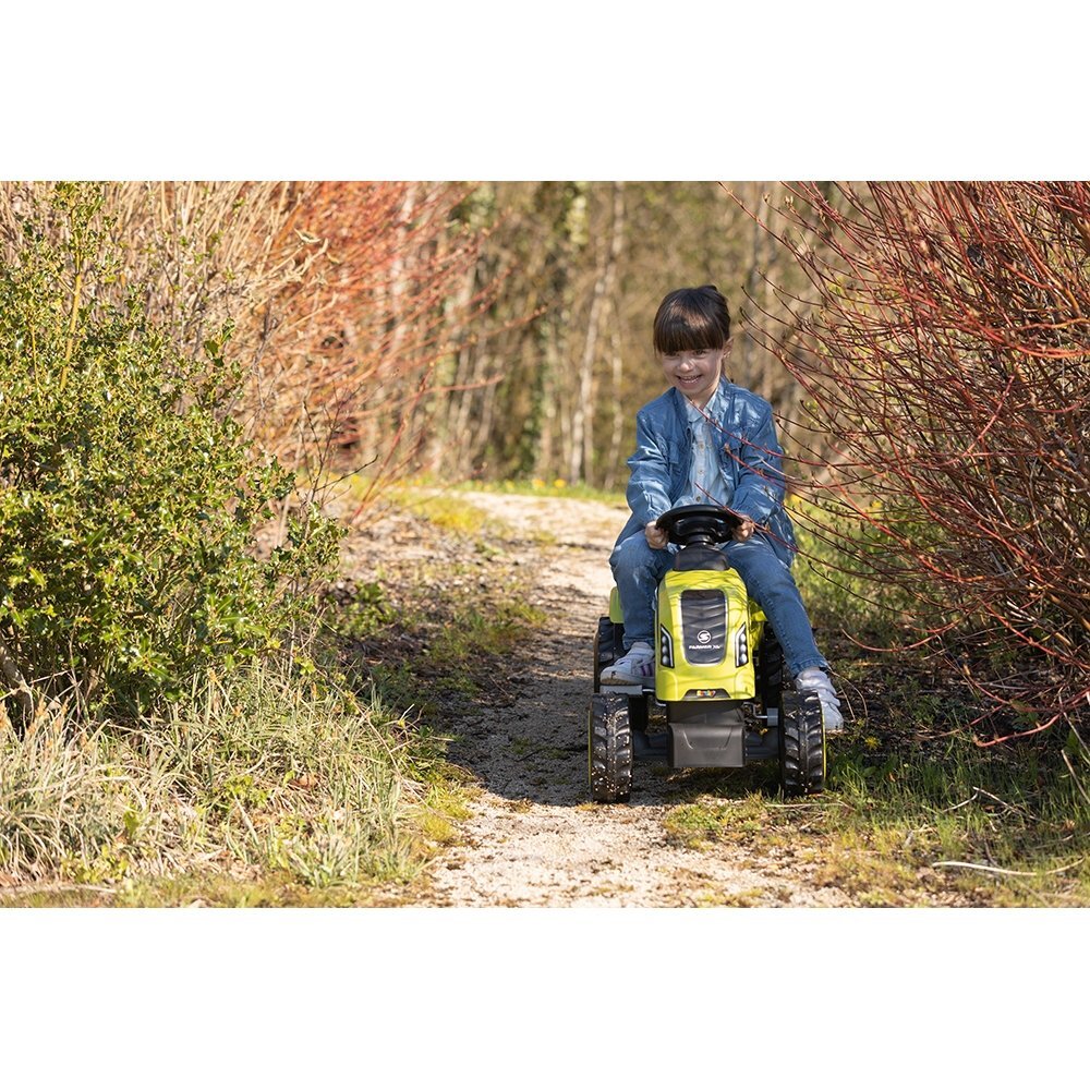 SMOBY Tractor cu pedale si remorca Farmer XL verde
