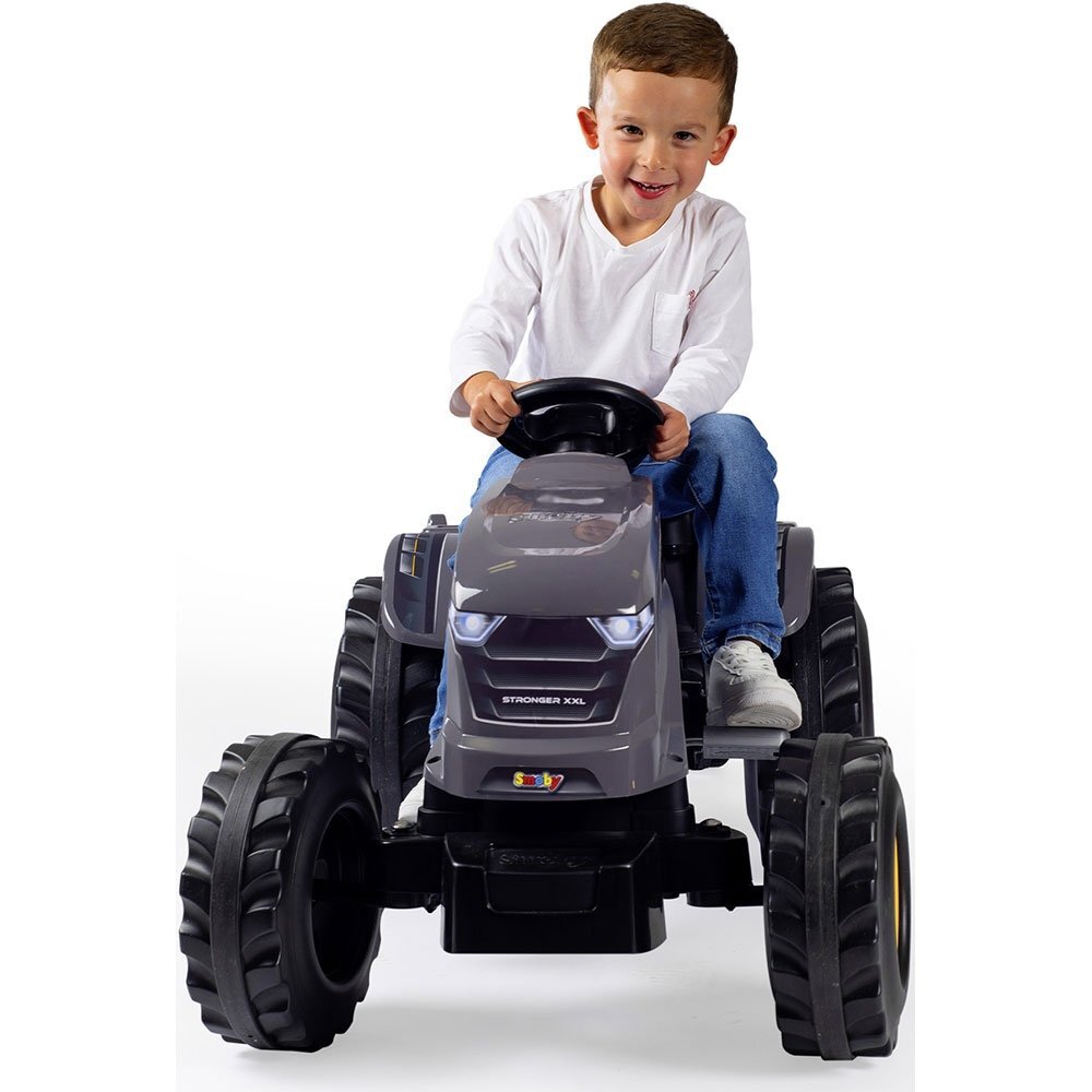 SMOBY Tractor cu pedale si remorca Stronger XXL gri