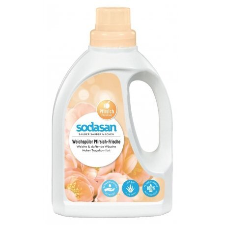 SODASAN Balsam bio pentru rufe cu piersica si aloe 750ml