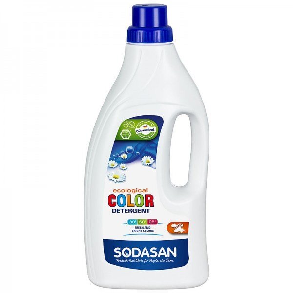 SODASAN Detergent ecologic lichid pentru rufe albe si colorate 1.5L