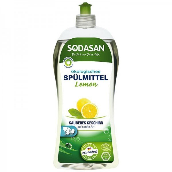 SODASAN Detergent lichid ecologic pentru vase cu lamaie 1L