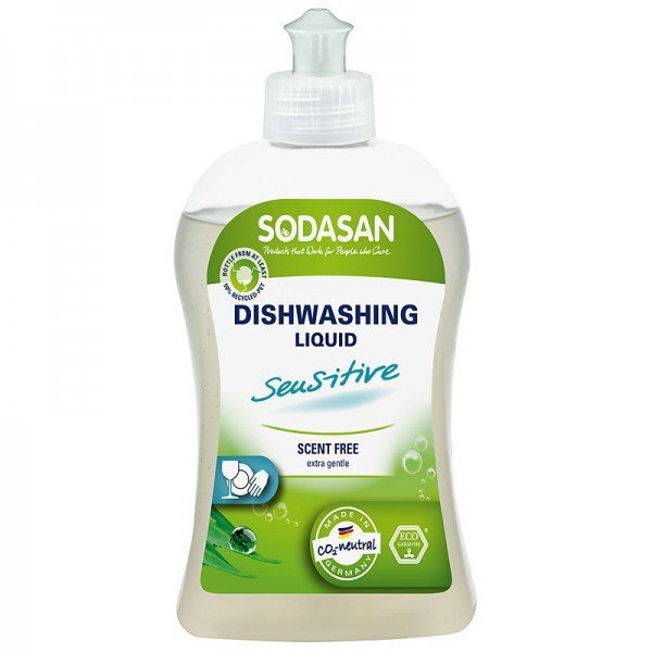 SODASAN Detergent lichid ecologic pentru vase sensitiv 500ml