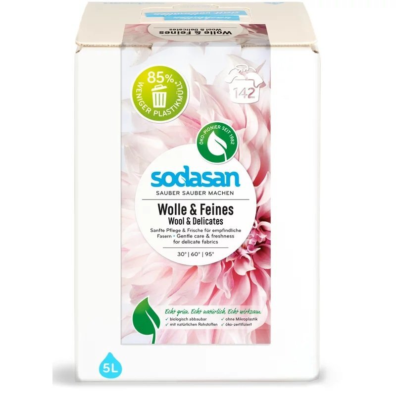 SODASAN Detergent lichid pentru rufe delicate lana si matase ecologic 5l