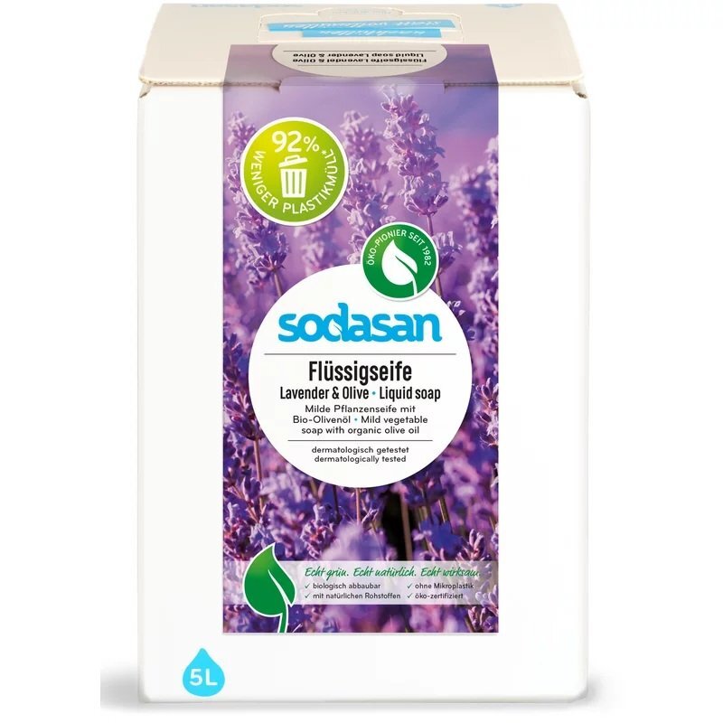 SODASAN Sapun lichid cu lavanda si masline ecologic 5l