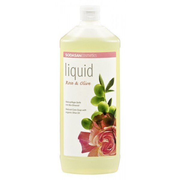 SODASAN Sapun lichidgel de dus ecologic Trandafiri Masline 1L