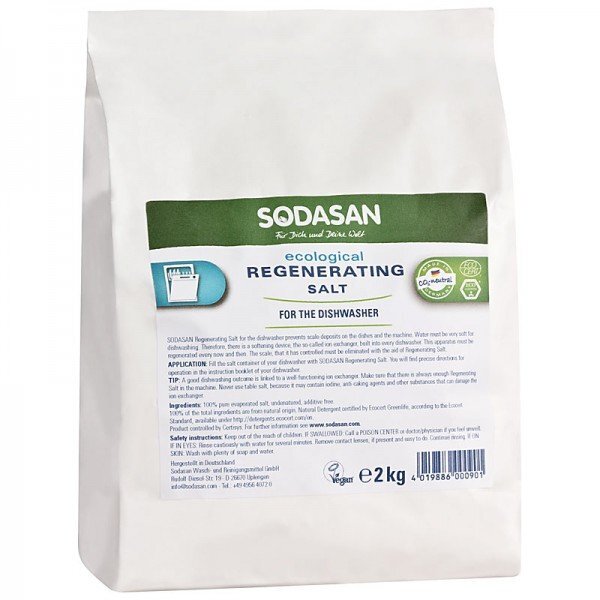 SODASAN Sare regeneranta ecologica pentru masina de spalat vase 2kg