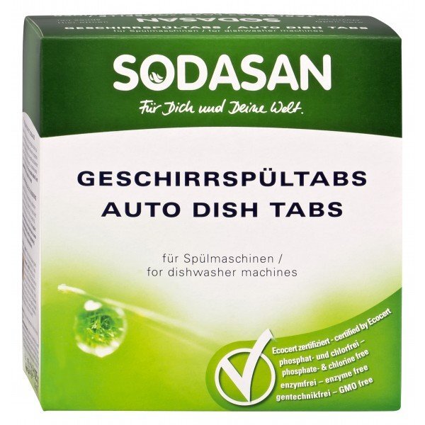 SODASAN Tablete masina de spalat vase bio 25buc