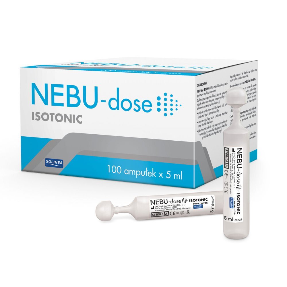 Solinea Ser fiziologic izotonic NEBU-dose concentratie 0.9 100 monodoze x 5 ml