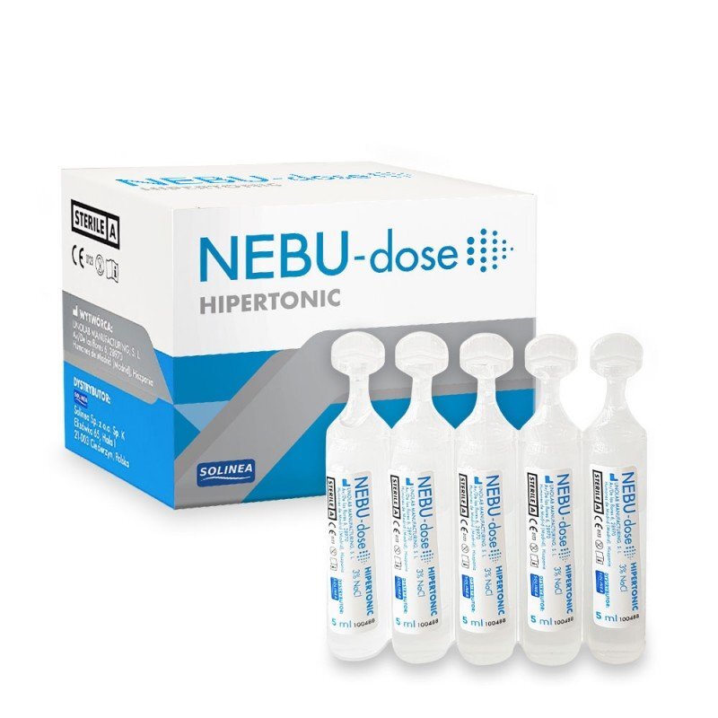 Solinea Solutie salina hipertonica NEBU-dose concentratie 3 30 monodoze x 5 ml